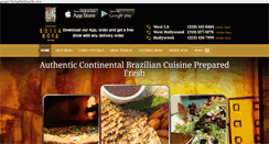 Desktop Screenshot of bossanovafood.com